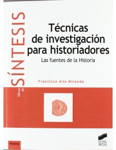 TECNICAS DE INVESTIGACION PARA HISTORIADORES 