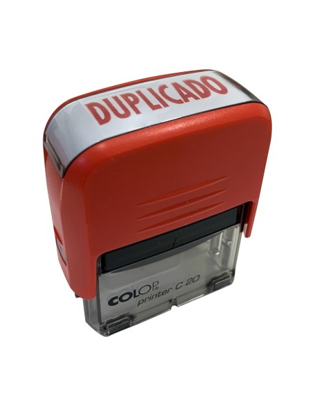 COLOP SELLO PRINTER C20 FORMULA DUPLICADO ALMOHADILLA E/20 14X38MM ROJO