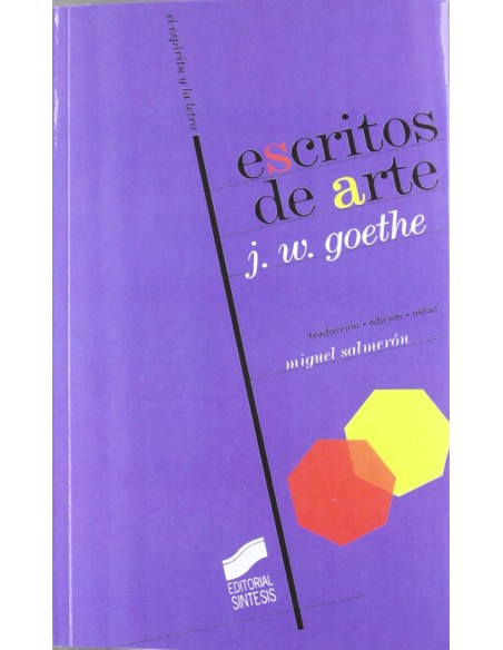 ESCRITOS DE ARTE JW GOETHE