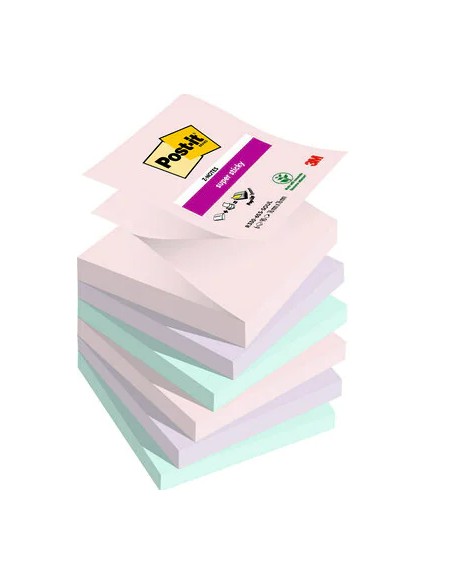 7100259322 nota autoadhesiva Plaza Verde, Rosa, Púrpura, Violeta 90 hojas Autoadhesivo