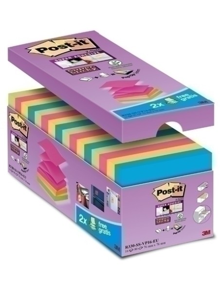 TACO NOTAS POST-IT R 330 76x76 Z P/16