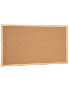 Tablero de corcho 40x60cm marco madera faibo