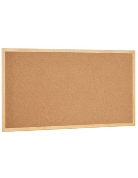 Tablero de corcho 40x60cm marco madera faibo