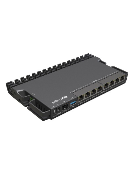 RB5009UPR+S+IN router 2.5 Gigabit Ethernet, Gigabit Ethernet Negro