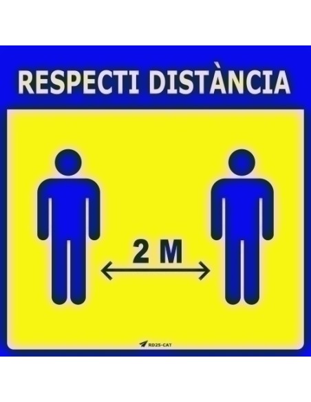 VINILO PARED 25x25 RESPECTI DISTANCIA