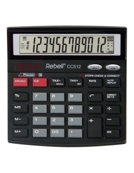 CALCULADORA SOBR.REBELL 12 DIG. CC512 BX