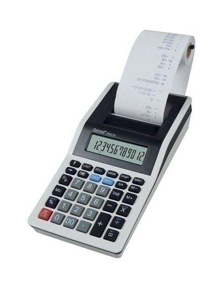 CALCULADORA IMPR.REBELL 12 DIG. PDC10