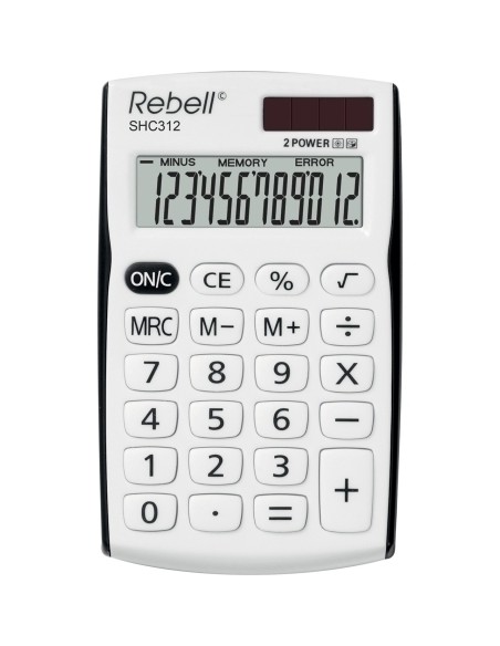 CALCULADORA BOLS.REBELL 12 DIG. 312 NG