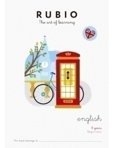 CUADERNO RUBIO A4 in ENGLISH BEGINNERS 8 - Pack de 5 unidades