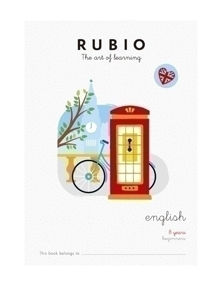 CUADERNO RUBIO A4 in ENGLISH BEGINNERS 8 - Pack de 5 unidades