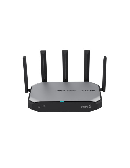 RG-EG105GW-X router inalámbrico Gigabit Ethernet Doble banda (2,4 GHz / 5 GHz) Negro, Gris