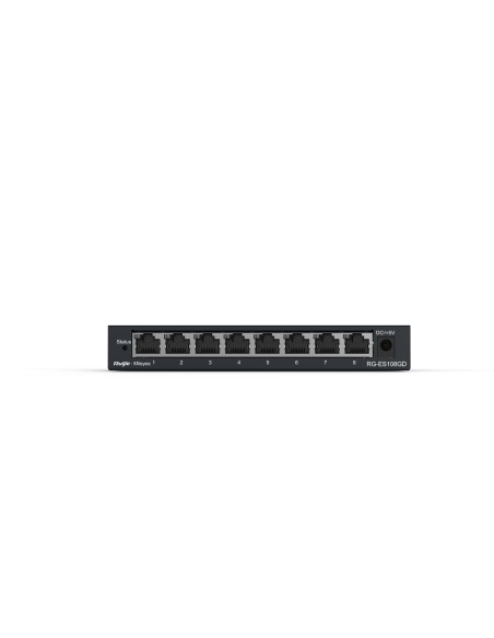 RG-ES108GD switch No administrado Gigabit Ethernet (10/100/1000) Negro