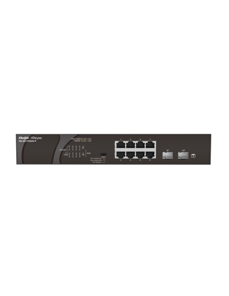 RG-ES110GDS-P switch No administrado Gigabit Ethernet (10/100/1000) Energía sobre Ethernet (PoE) Negro