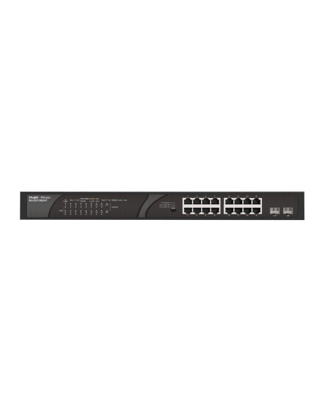 RG-ES118GS-P switch No administrado Gigabit Ethernet (10/100/1000) Energía sobre Ethernet (PoE) Negro