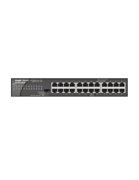 RG-ES124GD switch No administrado Gigabit Ethernet (10/100/1000) Negro