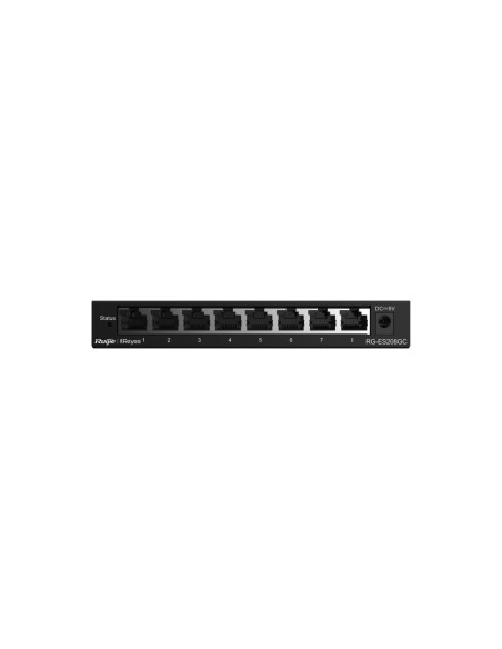 RG-ES208GC switch Gestionado L2 Gigabit Ethernet (10/100/1000) Gris