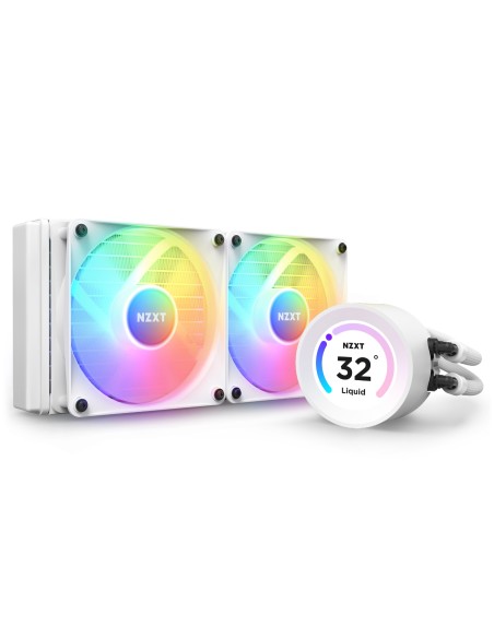 Kraken Elite 240 RGB Procesador Sistema de refrigeración líquida todo en uno 12 cm Blanco 1 pieza(s)