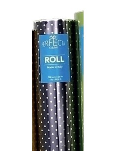 PAPEL REGALO COLIBRI 30x30 AZUL C/PUNTOS