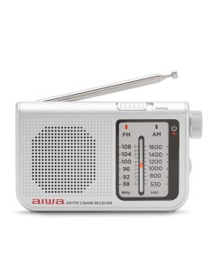 RS-55SL radio Personal Analógica Plata