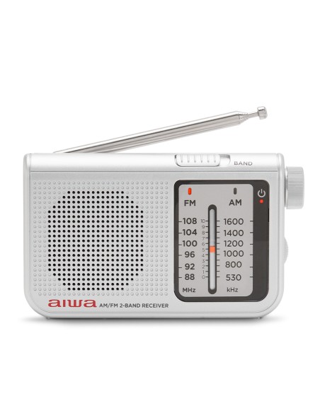 RS-55SL radio Personal Analógica Plata