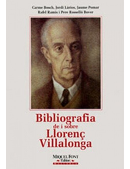BIBLIOGRAFDE I SOBRE LLORENc VILLALONGA