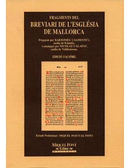 FRAGMENTS DEL BREVIARI ESGLESIA DE MCA