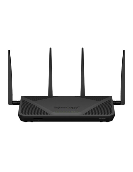 RT2600AC router inalámbrico Gigabit Ethernet Doble banda (2,4 GHz / 5 GHz) Negro