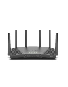 RT6600ax Router WiFi6 1xWAN 3xGbE 1x2.5Gb router inalámbrico Tribanda (2,4 GHz/5 GHz/5 GHz) Negro
