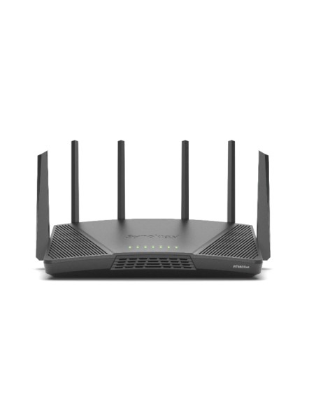RT6600ax Router WiFi6 1xWAN 3xGbE 1x2.5Gb router inalámbrico Tribanda (2,4 GHz/5 GHz/5 GHz) Negro