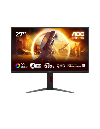 G4 Q27G4ZD pantalla para PC 68,6 cm (27") 2560 x 1440 Pixeles Quad HD QD-OLED Negro, Rojo