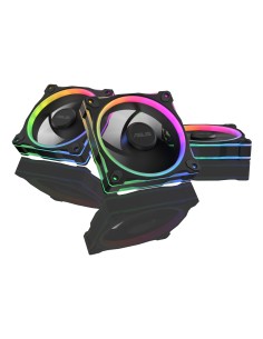 Prime MR120 Fan ARGB Black 3in1 Carcasa del ordenador Ventilador 12 cm Negro