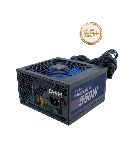 FUENTE DE ALIMENTACION ATX POWERLINE III 550W 85%EFI
