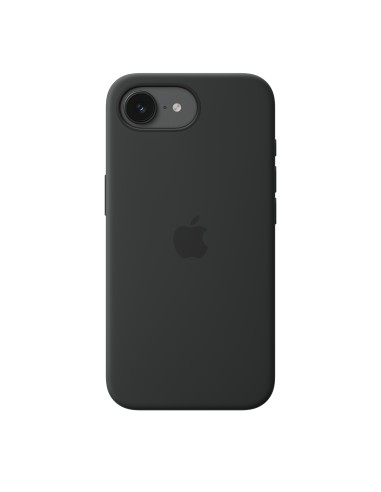 Funda de silicona con MagSafe para el iPhone 17e - Negro