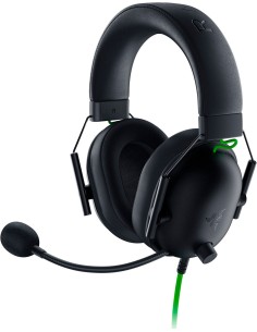 Blackshark V2 X Auriculares Alámbrico Diadema Juego Negro, Verde