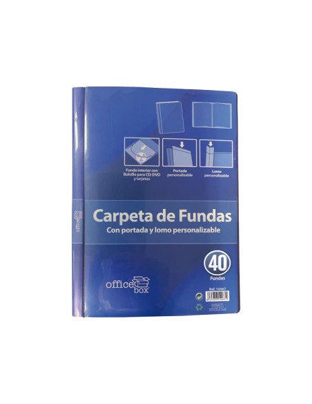 CARP. 40 FUND OFFICE BOX PERSONALIZ. A4 NEGRO