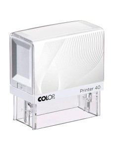 COLOP PRINTER 40 G7 23X59MM BLANCO/AZUL