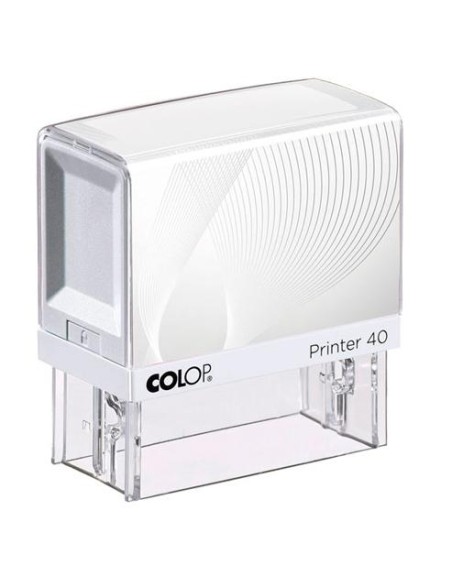COLOP PRINTER 40 G7 23X59MM BLANCO/AZUL