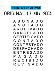 COP FORM.FECHADOR S-120 WD S100.S120WD.1