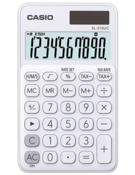 CALCULADORA BOLSILLO SL 310UC COLOR BLANCO
