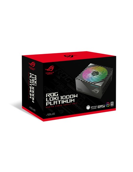 ROG Loki SFX-L 1000W Platinum unidad de fuente de alimentación 24-pin ATX Negro, Plata