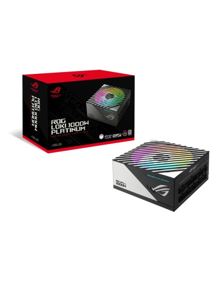 ROG Loki SFX-L 1000W Platinum unidad de fuente de alimentación 24-pin ATX Negro, Plata