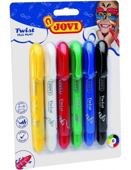 BLISTER 6 STICKS DE MAQUILLAJE JOVI COLORES SURTIDOS