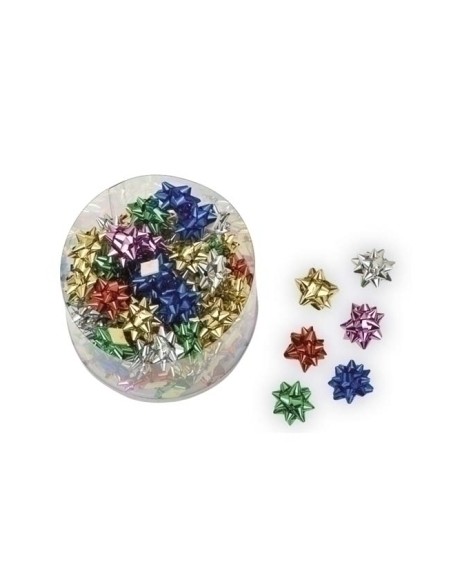 MOÑAS/COCAS  5 mm METALIZ.COL.SURT.(100)