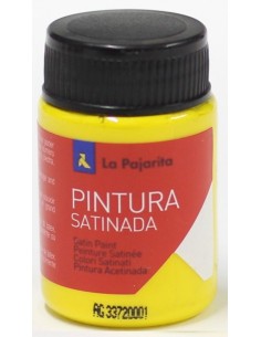 C 6 bote pintura satinada la pajarita amarillo oro 35ml base latex
