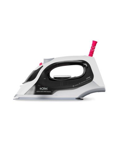 PV2400 Plancha a vapor Suela de cerámica 2400 W Negro, Blanco