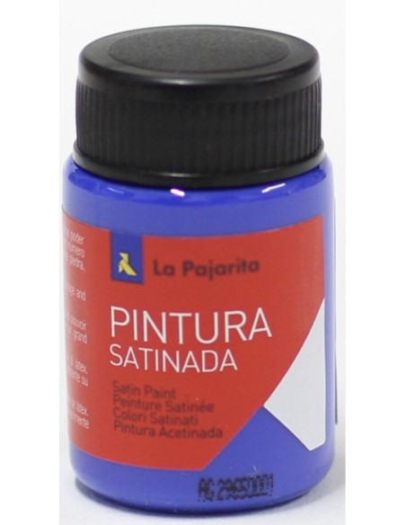 C 6 bote pintura satinada la pajarita azul ultramar base latex