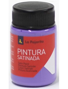 C 6 bote pintura satinada la pajarita violeta base latex