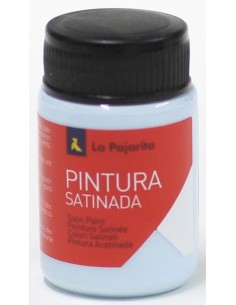 C 6 bote pintura satinada la pajarita azul pastel base latex