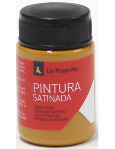 C 6 bote pintura satinada la pajarita rojo teja base latex