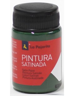 C 6 bote pintura satinada la pajarita verde pino base latex